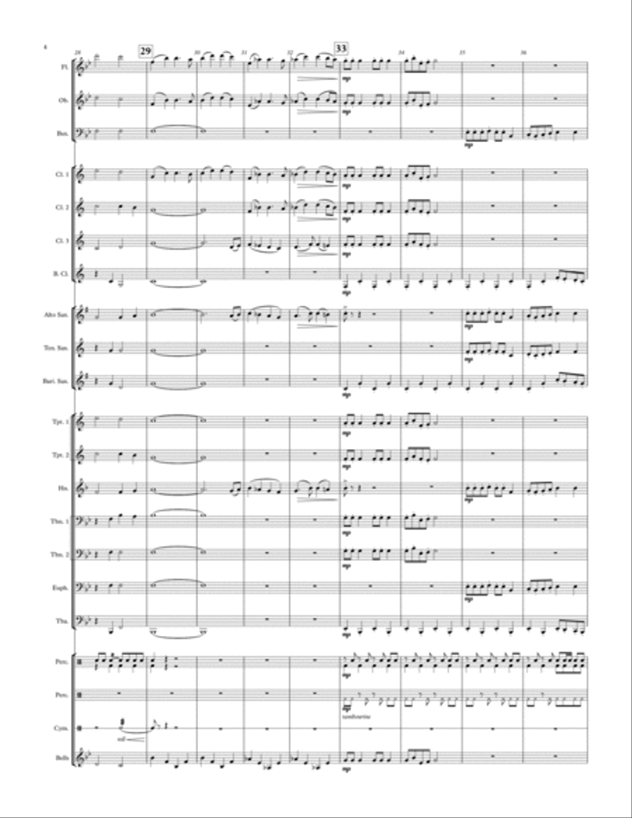 Holiday Mash-Up - for Concert Band Concert Band scores gallery preview page 4