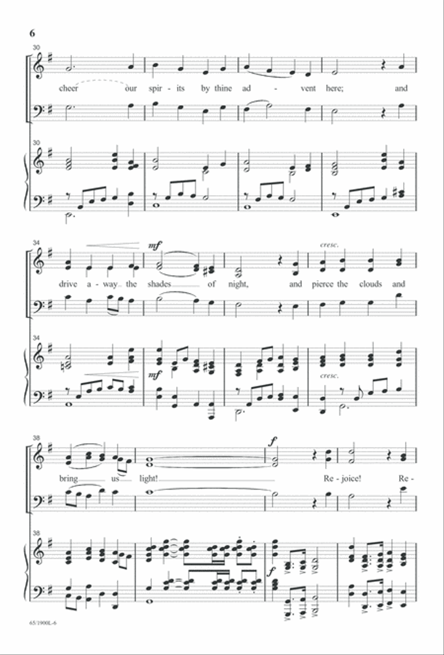 Love's Pure Light 3-Part scores gallery preview page 8