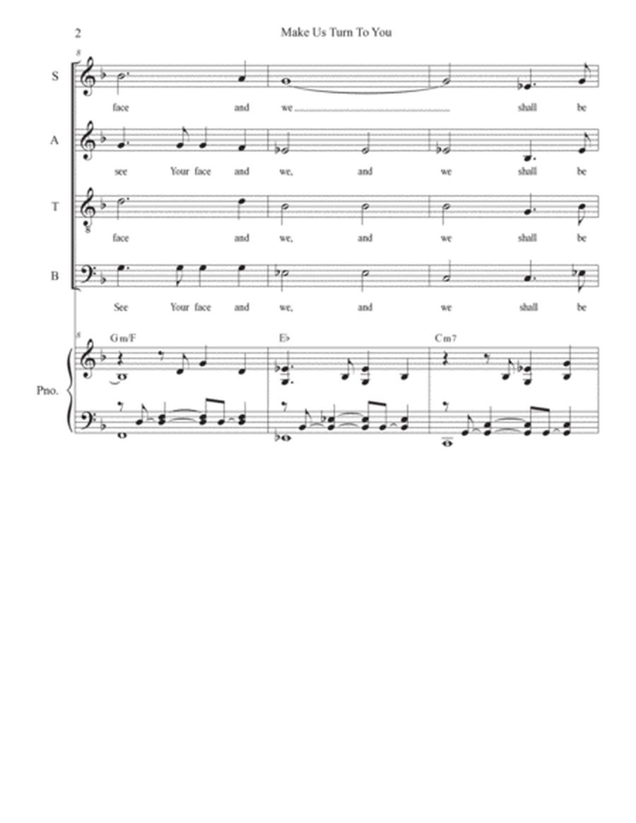 Make Us Turn To You (SATB) image number null