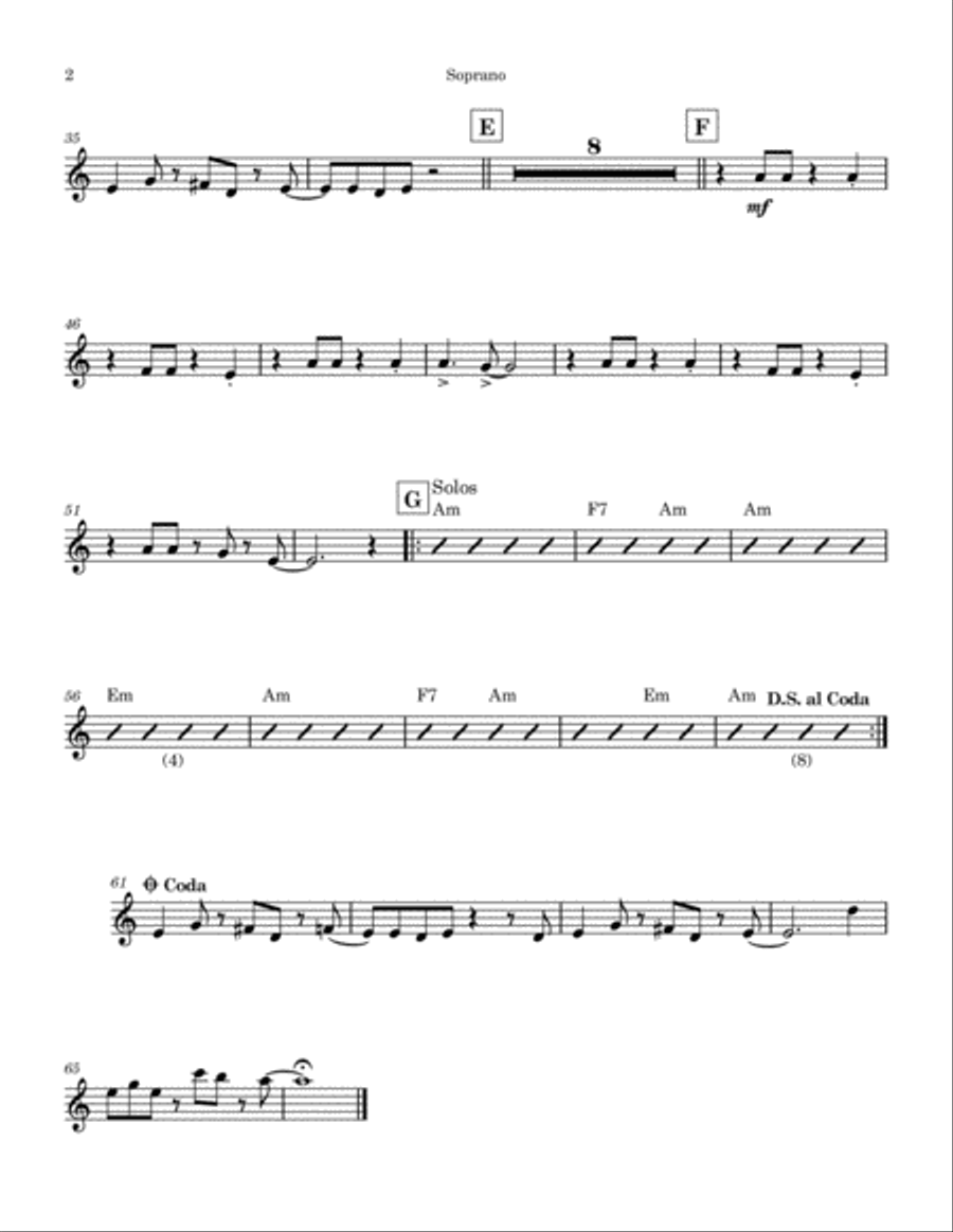 Windy And Warm Saxophone Quartet scores gallery preview page 6