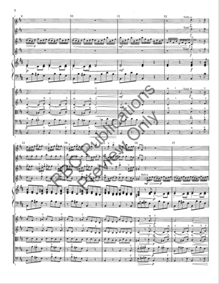 Concerto In B Minor Concerto In B Minor String Orchestra scores gallery preview page 5