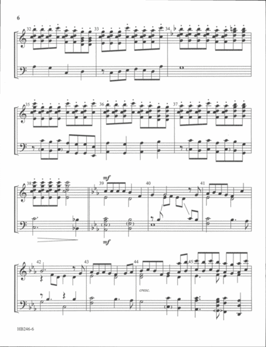 A Simple Song of Praise 5-Octaves scores gallery preview page 5