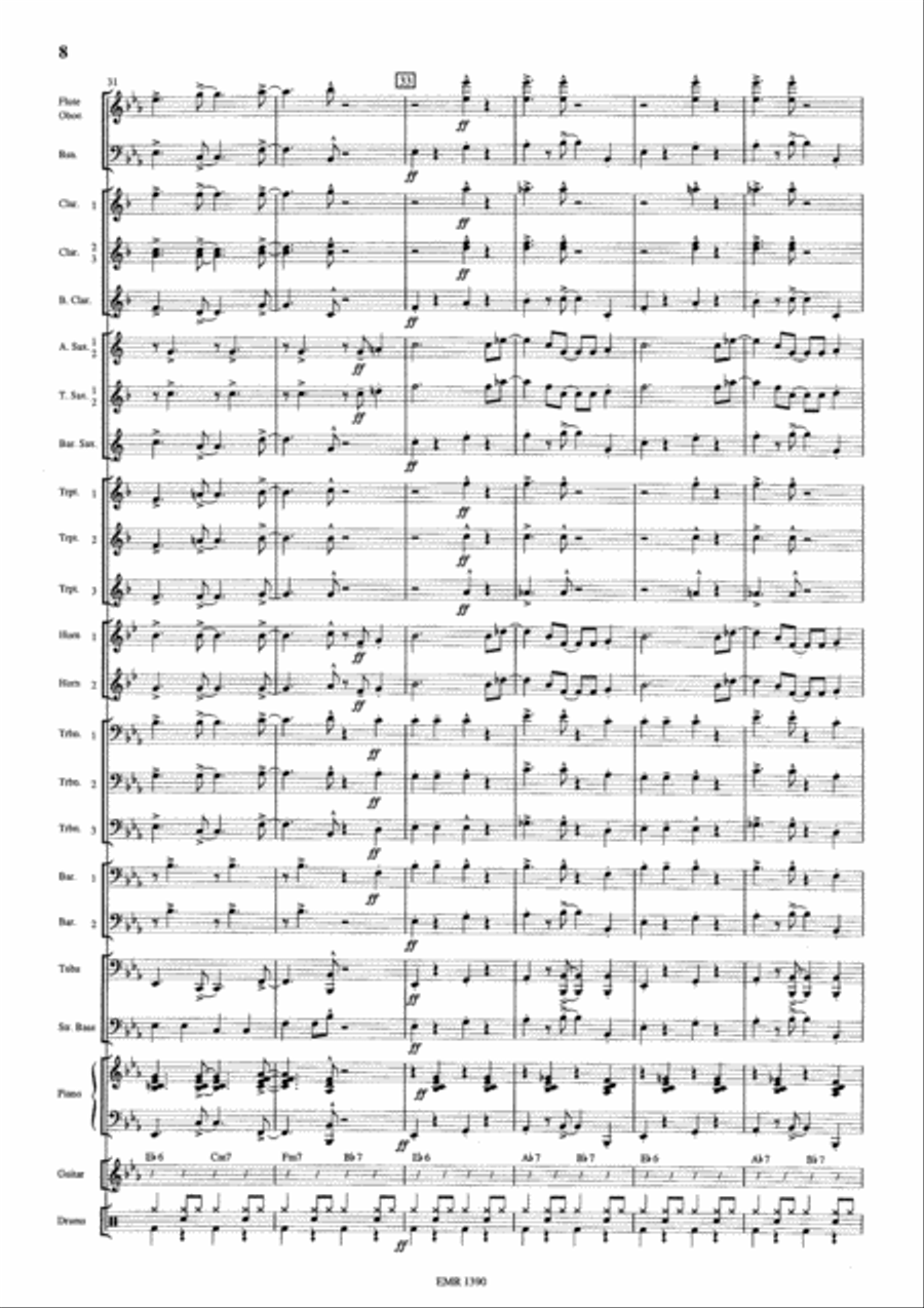 Tuxedo Junction Concert Band scores gallery preview page 9