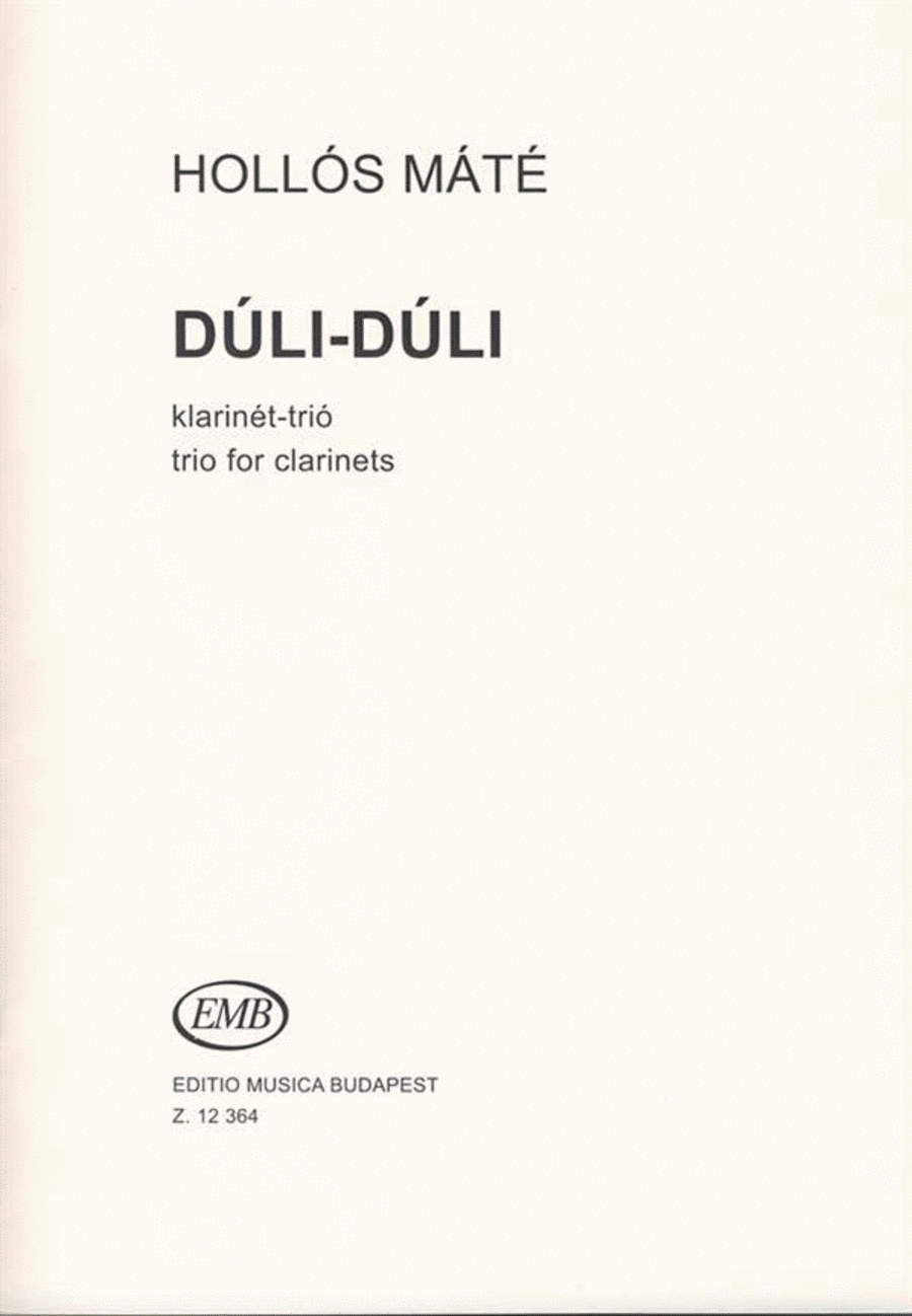 Duli-Duli Trio Für Klarinetten