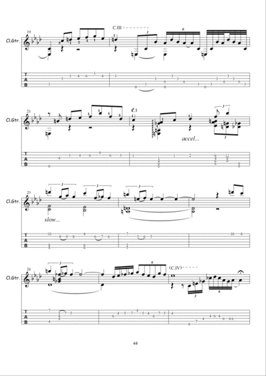 EL FROTHSPHERE Electric Guitar scores gallery preview page 3
