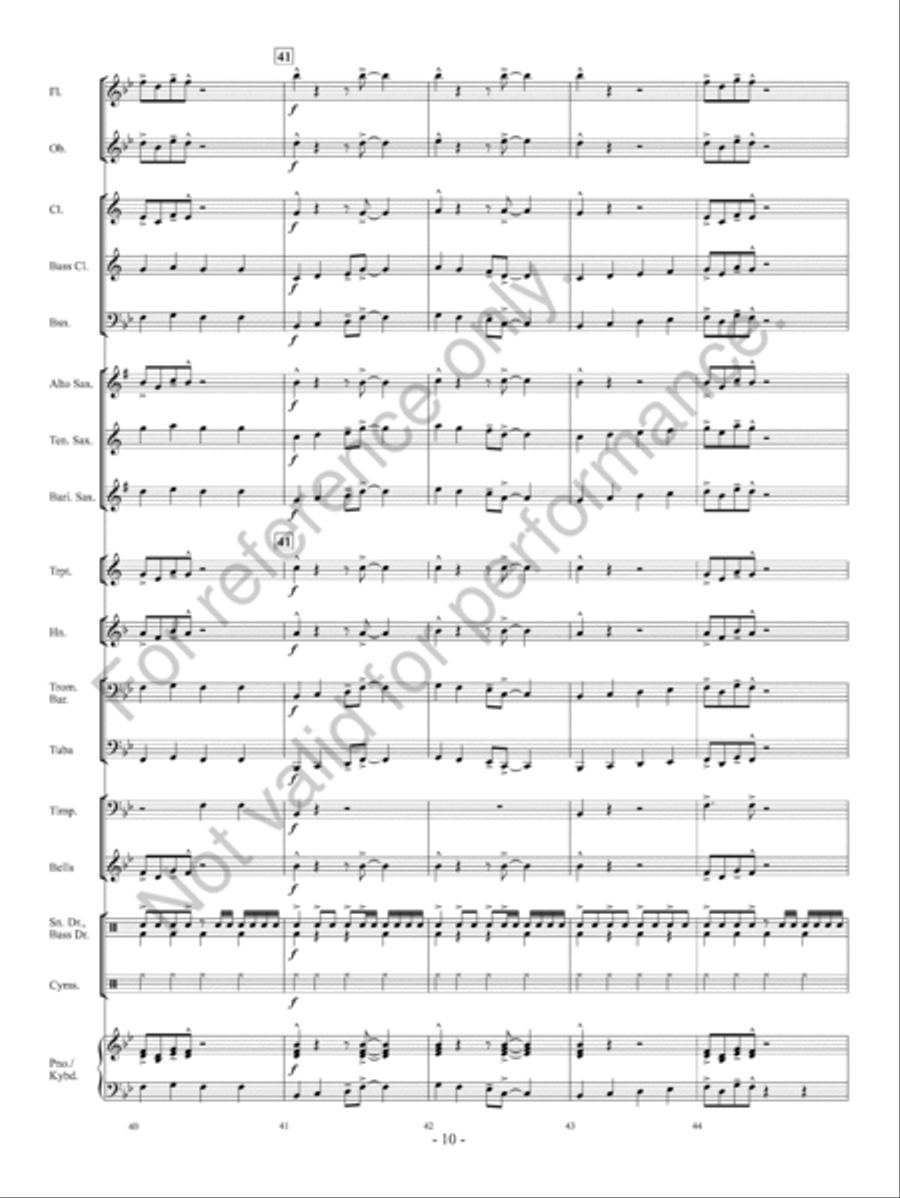 Band Rocks! Concert Band scores gallery preview page 11