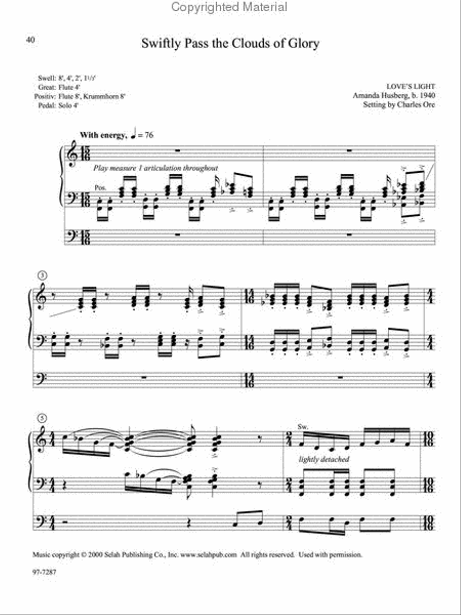 Eleven Compositions for Organ, Set VIII Organ scores gallery preview page 9