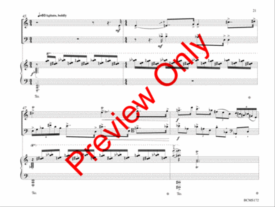 Journey Toward the Eternal Flame Bassoon scores gallery preview page 22
