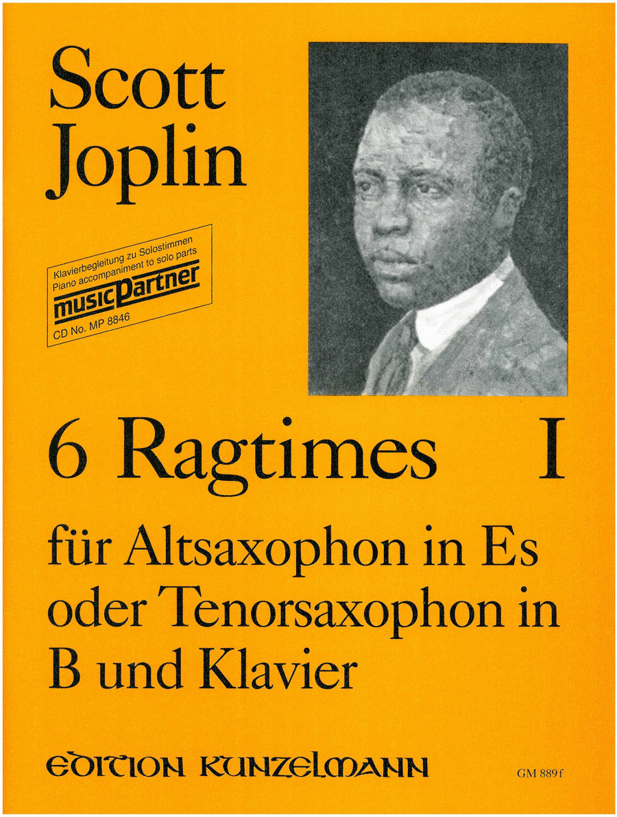 6 ragtimes for saxophone and piano, Volume 1 Tenor Saxophone scores gallery preview page 1