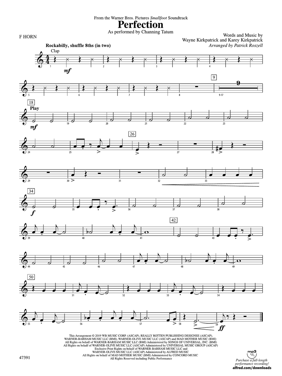 Perfection: 1st F Horn