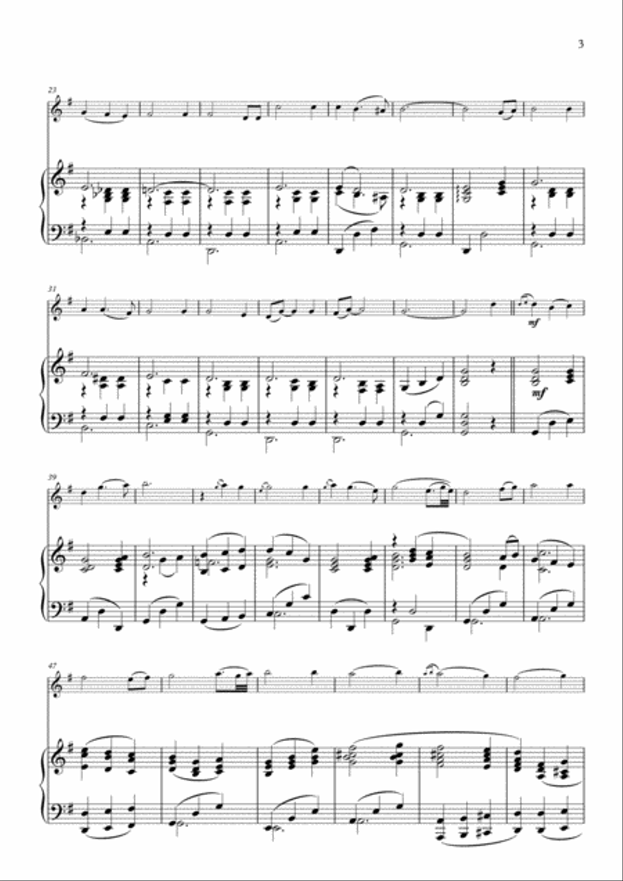 In The Garden - Violin & Piano In The Garden - Violin & Piano Violin Solo scores gallery preview page 3