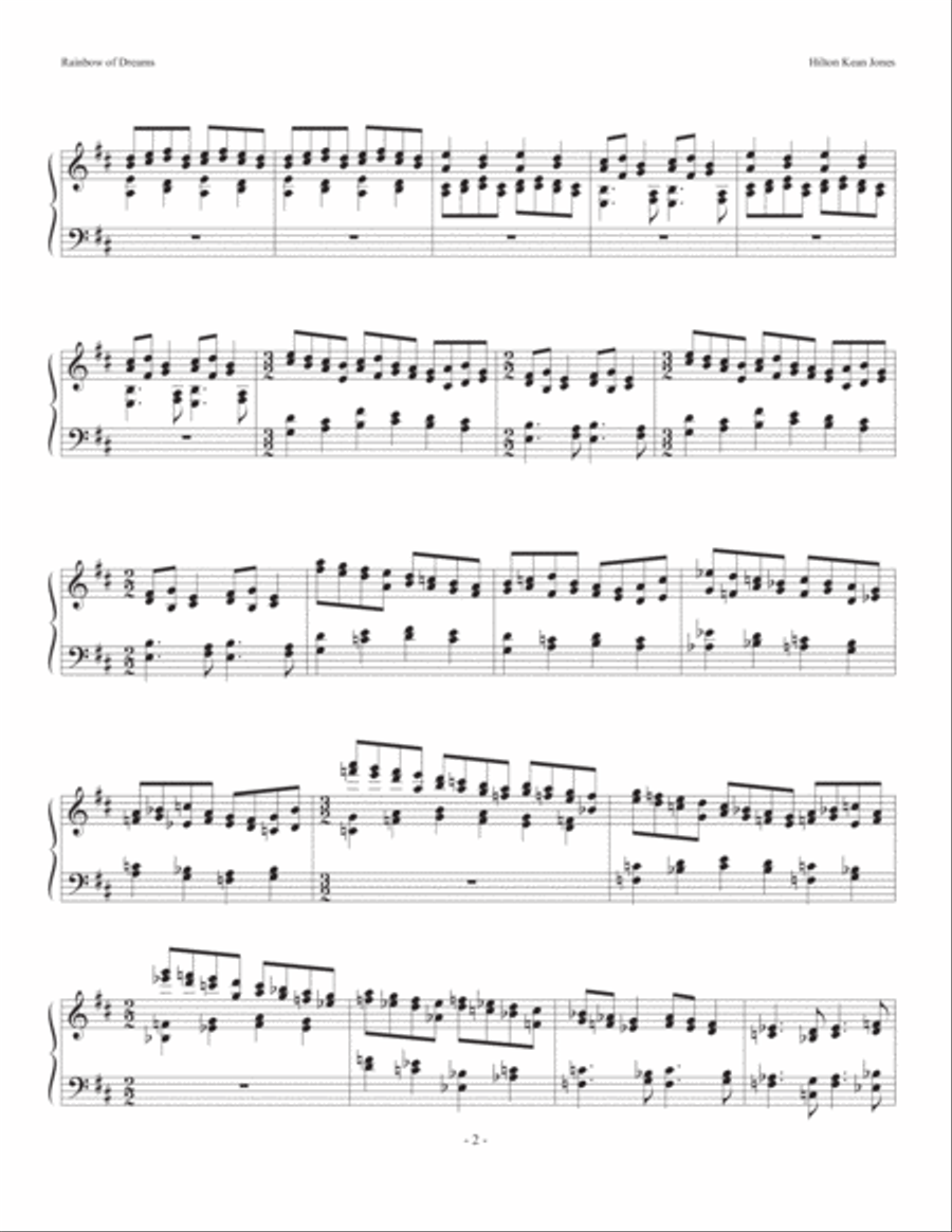 The Rainbow of Dreams Piano Solo scores gallery preview page 2