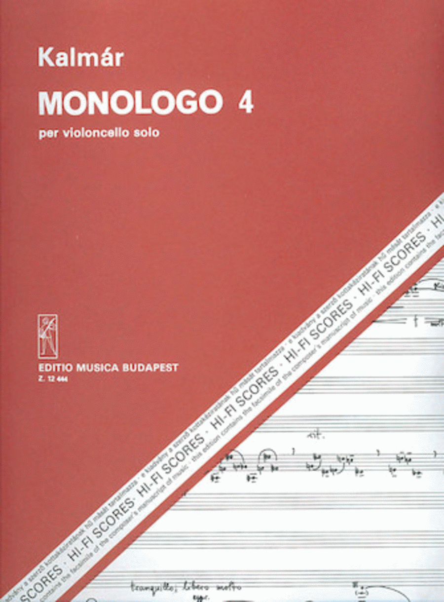 Monologo 4 Cello scores gallery preview page 1
