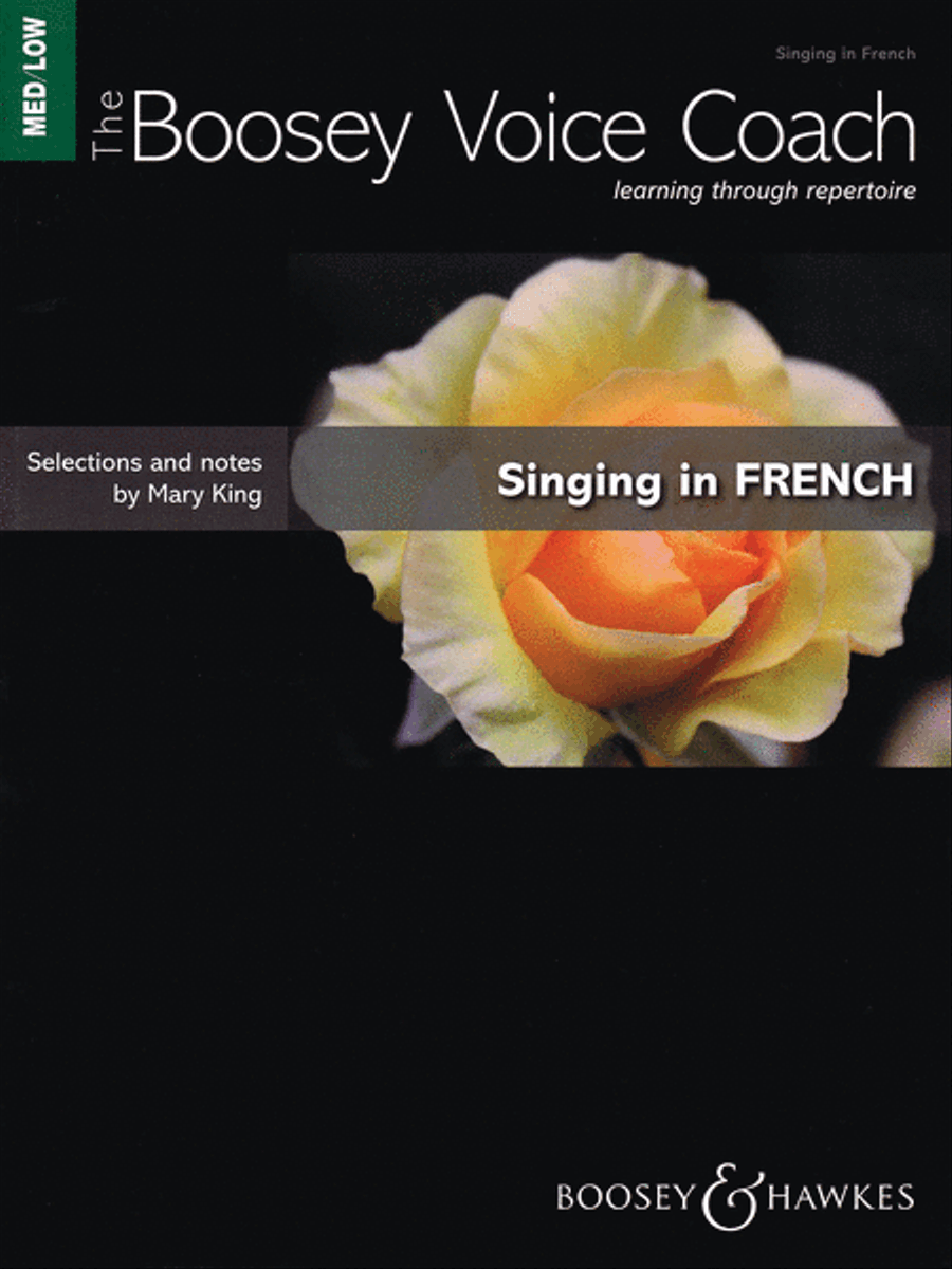 Singing in French - Medium/Low Voice Medium Voice scores gallery preview page 1