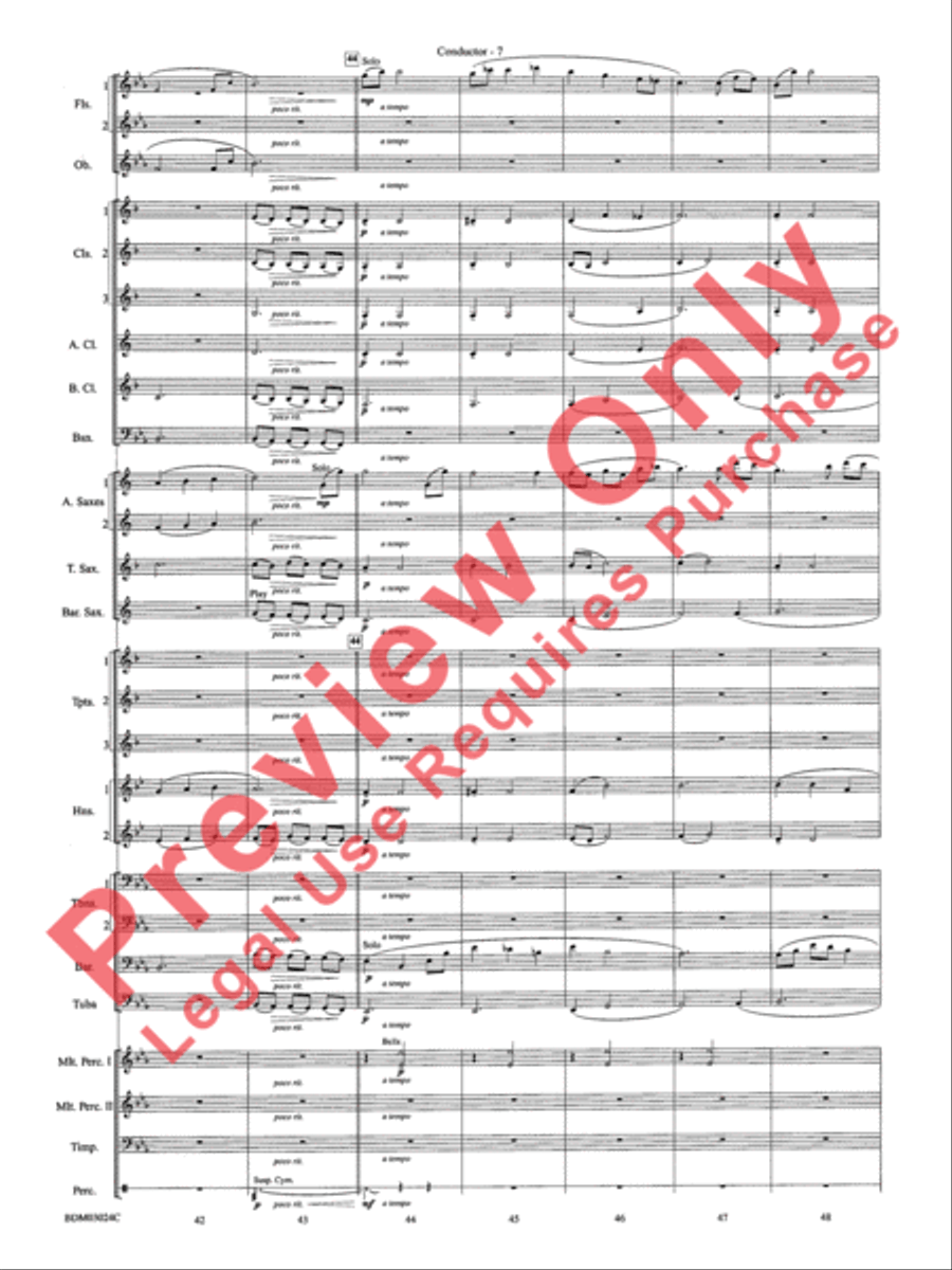 Winter Rhapsody - Cs Concert Band scores gallery preview page 10