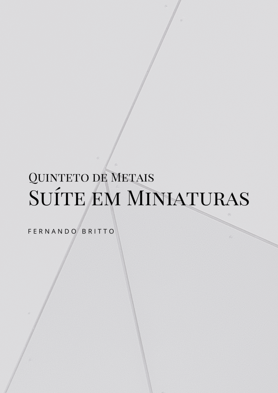 Suíte em miniaturas Brass Ensemble scores gallery preview page 1