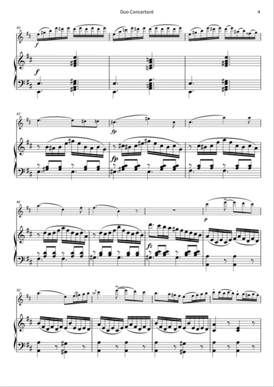 Duo Concertant Flute scores gallery preview page 6
