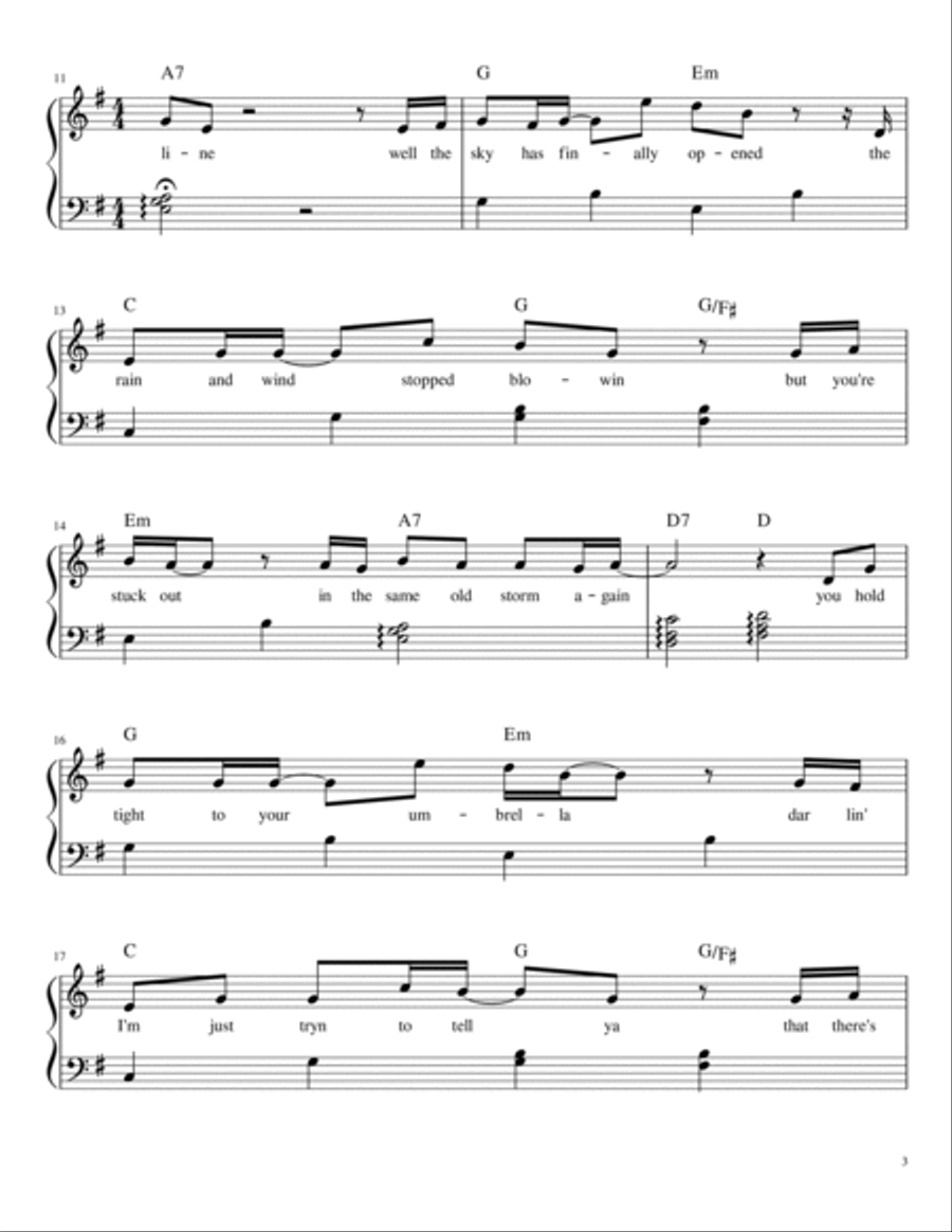 Rainbow Celtic Harp scores gallery preview page 3