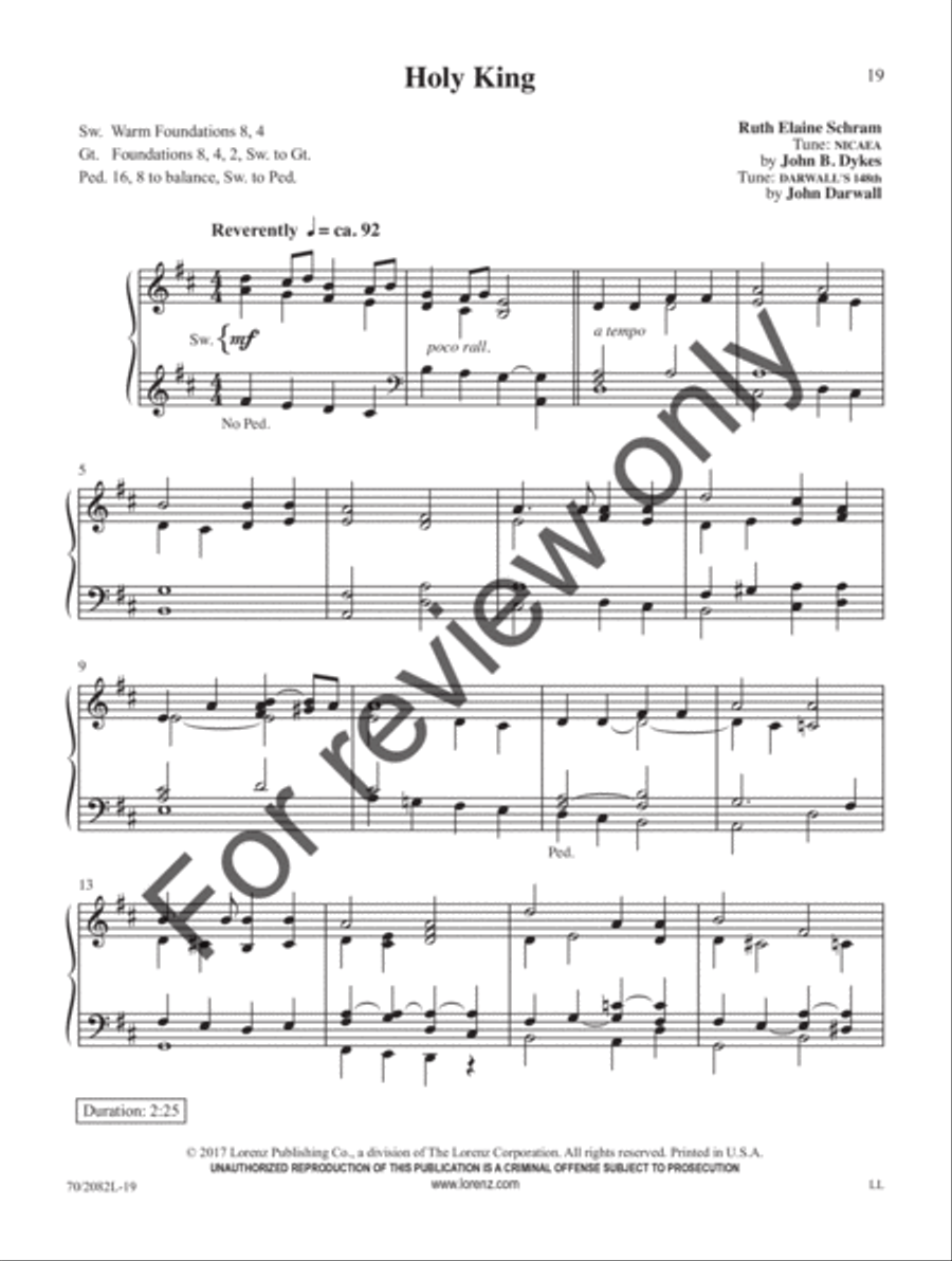 Prayludes of Praise Prayludes of Praise Organ Solo scores gallery preview page 10