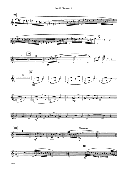 Patapan: 2nd B-flat Clarinet