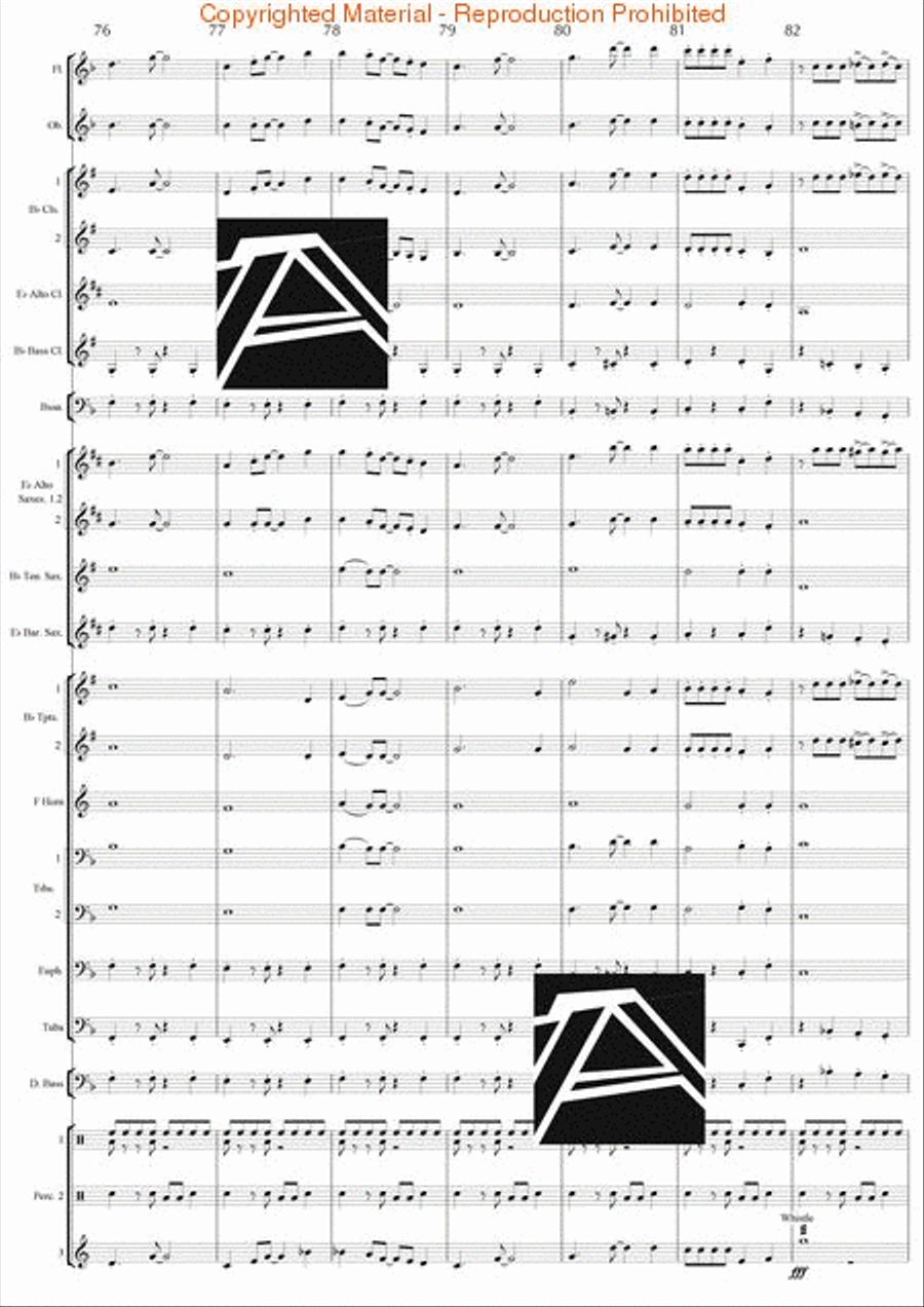 Jazz Suite No. 2 - Finale Concert Band scores gallery preview page 13