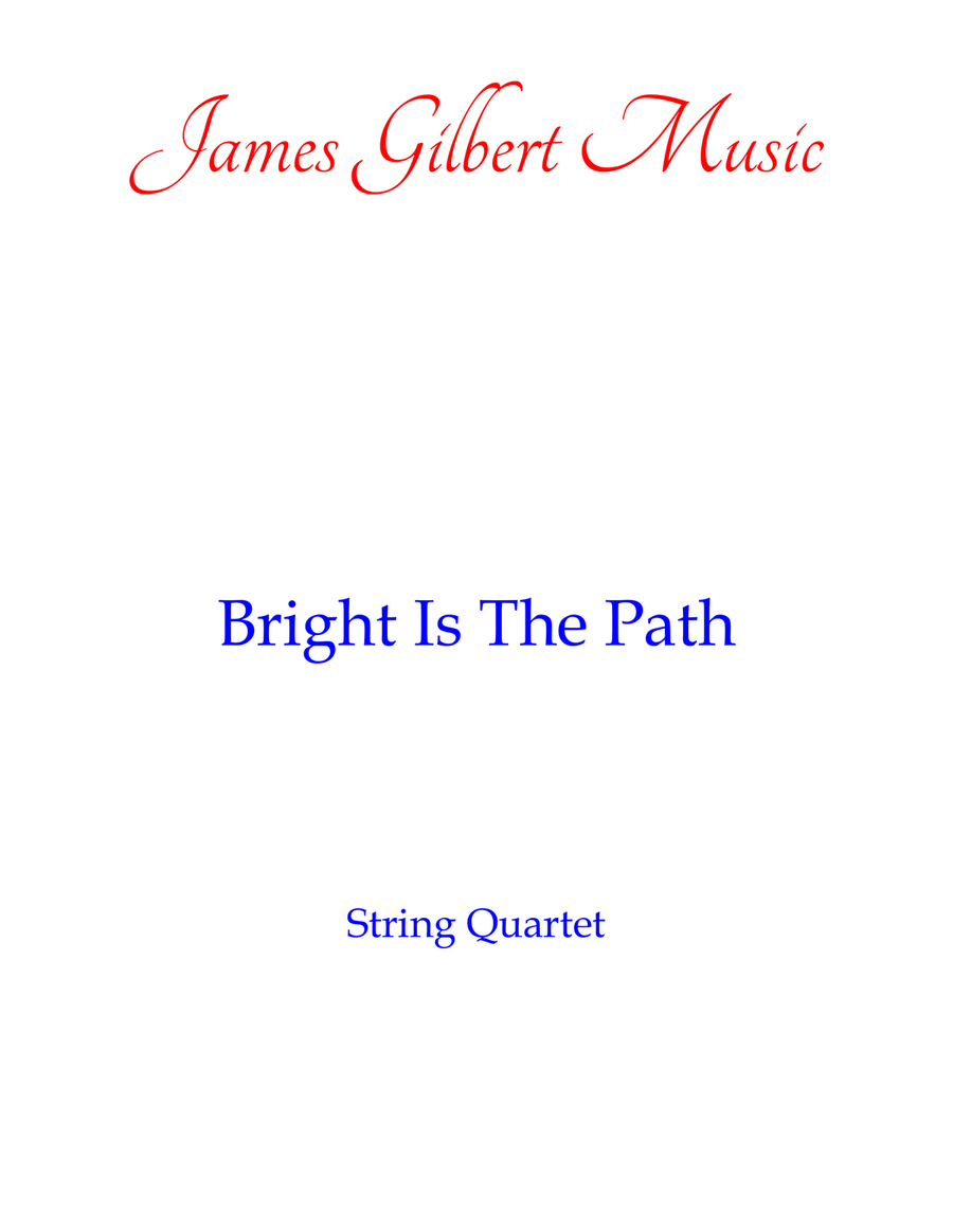 Bright Is The Path String Quartet scores gallery preview page 1