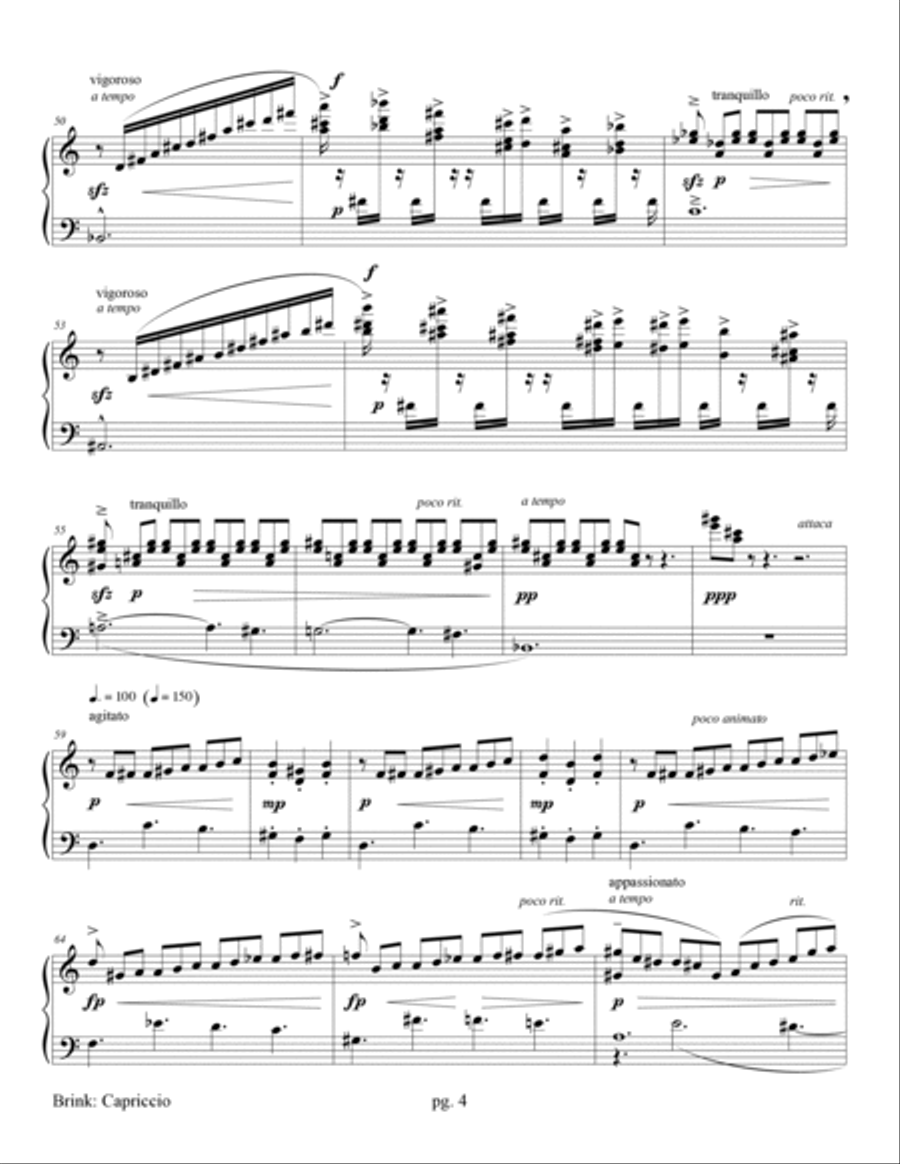 Capriccio, for carillon Capriccio, for carillon Glockenspiel scores gallery preview page 4