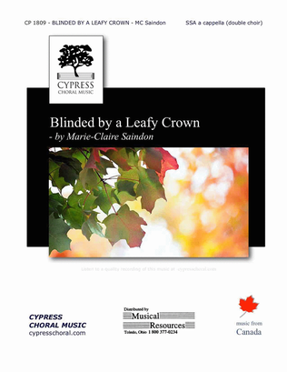 Book cover for Blinded By A Leafy Crown