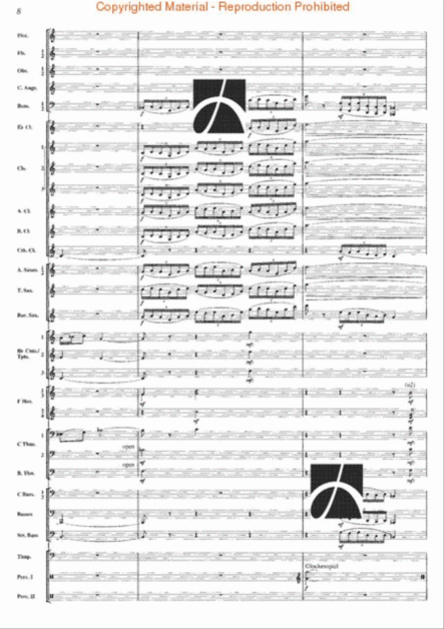 Homage Concert Band scores gallery preview page 7
