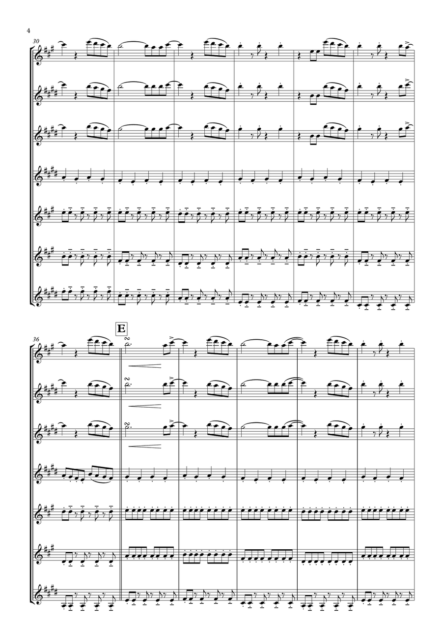 Firework Woodwind Ensemble scores gallery preview page 4