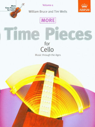 Book cover for More Time Pieces for Cello, Volume 1
