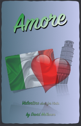 Book cover for Amore, (Italian for Love), Viola Duet