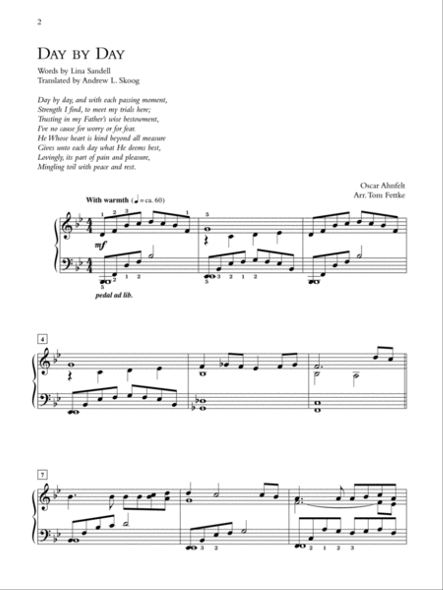 Hymns with a Velvet Touch Piano Solo scores gallery preview page 2