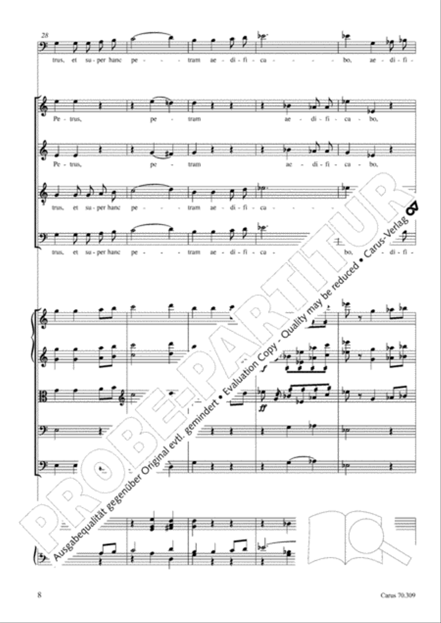 Tu es Petrus 4-Part scores gallery preview page 9
