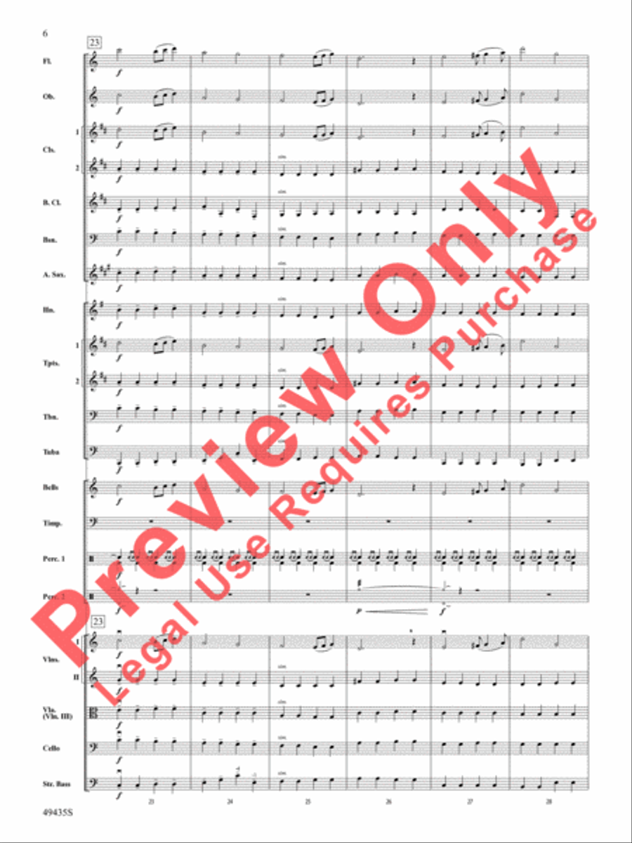 Graduation Suite Full Orchestra scores gallery preview page 7