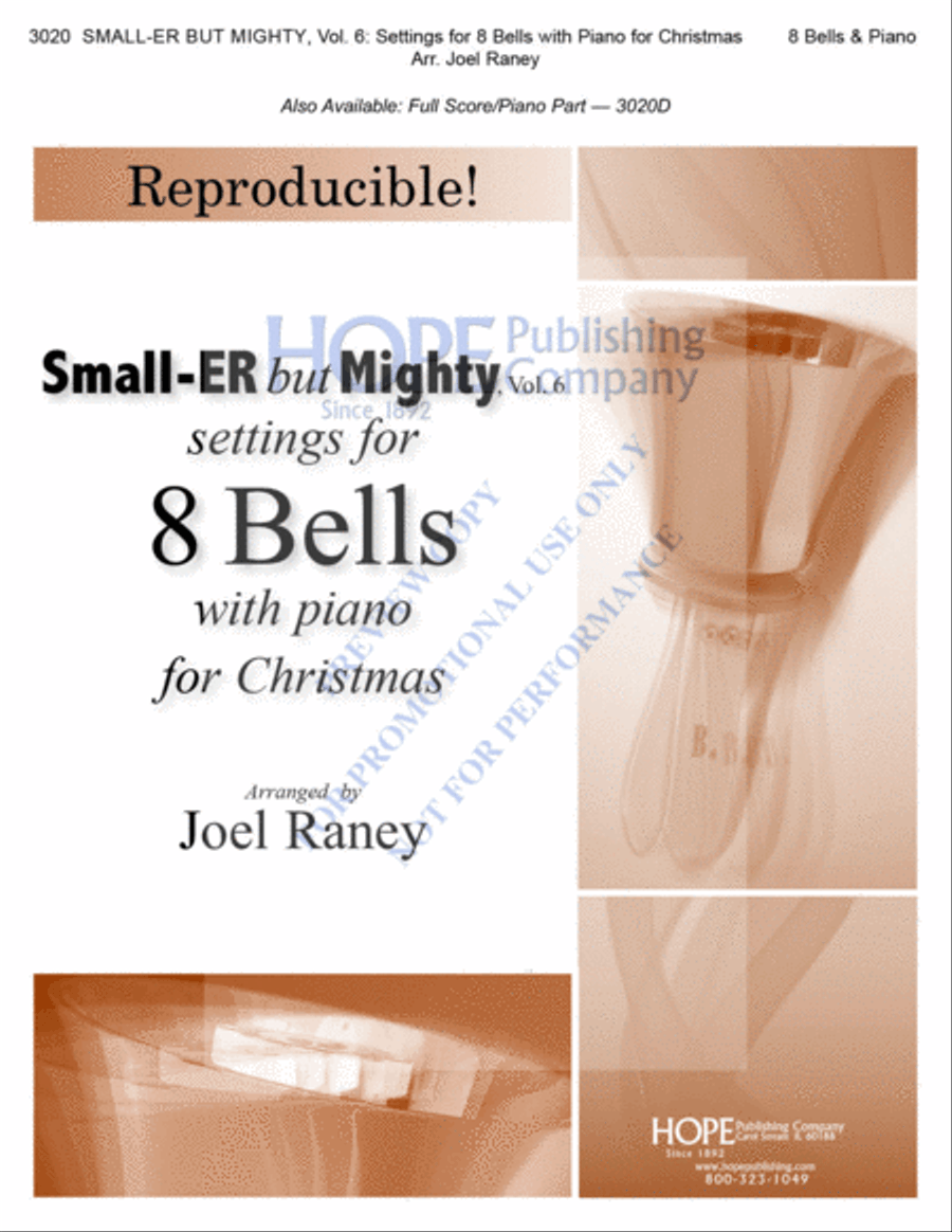 Small-ER But Mighty, Vol. 6, Settings for 8 Bells with Piano for Christmas Handbell Choir scores gallery preview page 2