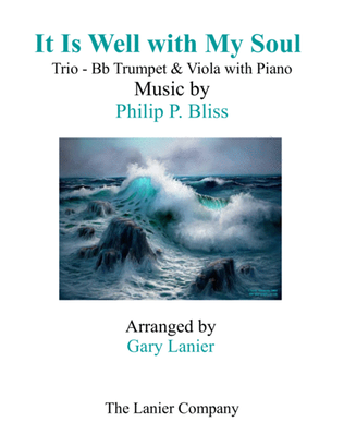 Book cover for IT IS WELL WITH MY SOUL - (Trio) Bb Trumpet & Viola with Piano - Parts included