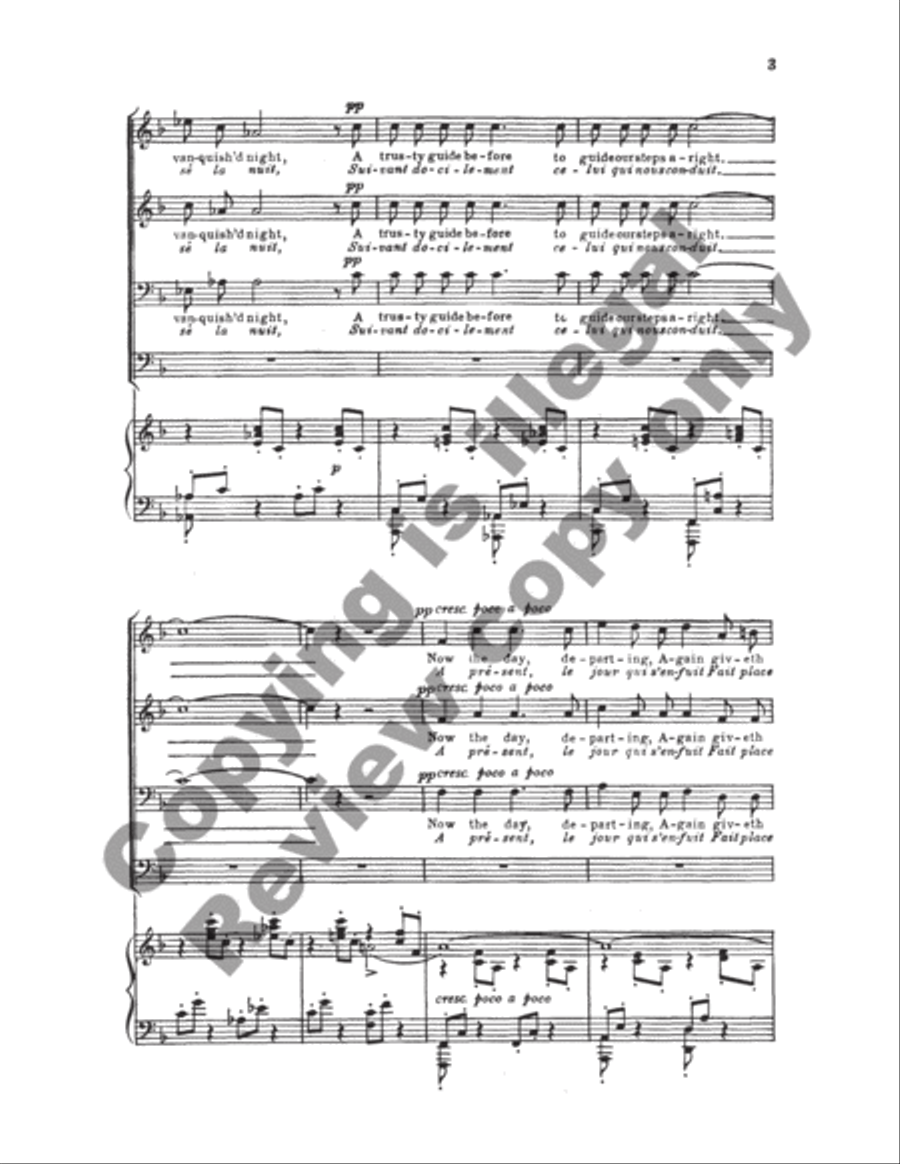 Rebecca: Chorus of Camel Drivers (Choeur des Chameliers) TTBB scores gallery preview page 5