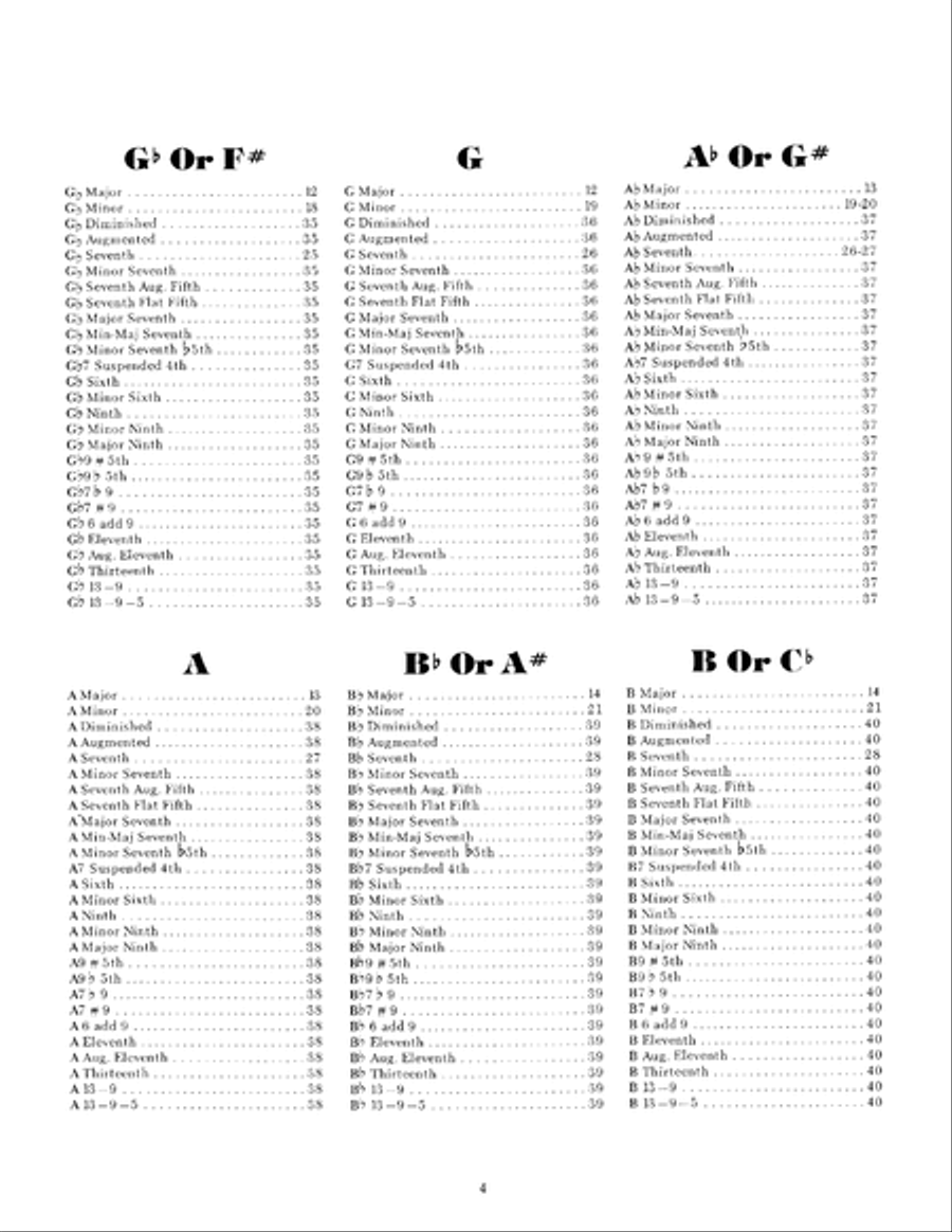 Play Electric Bass from Chord Symbols Bass Guitar scores gallery preview page 5