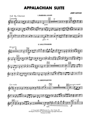 Appalachian Suite - 2nd Bb Clarinet
