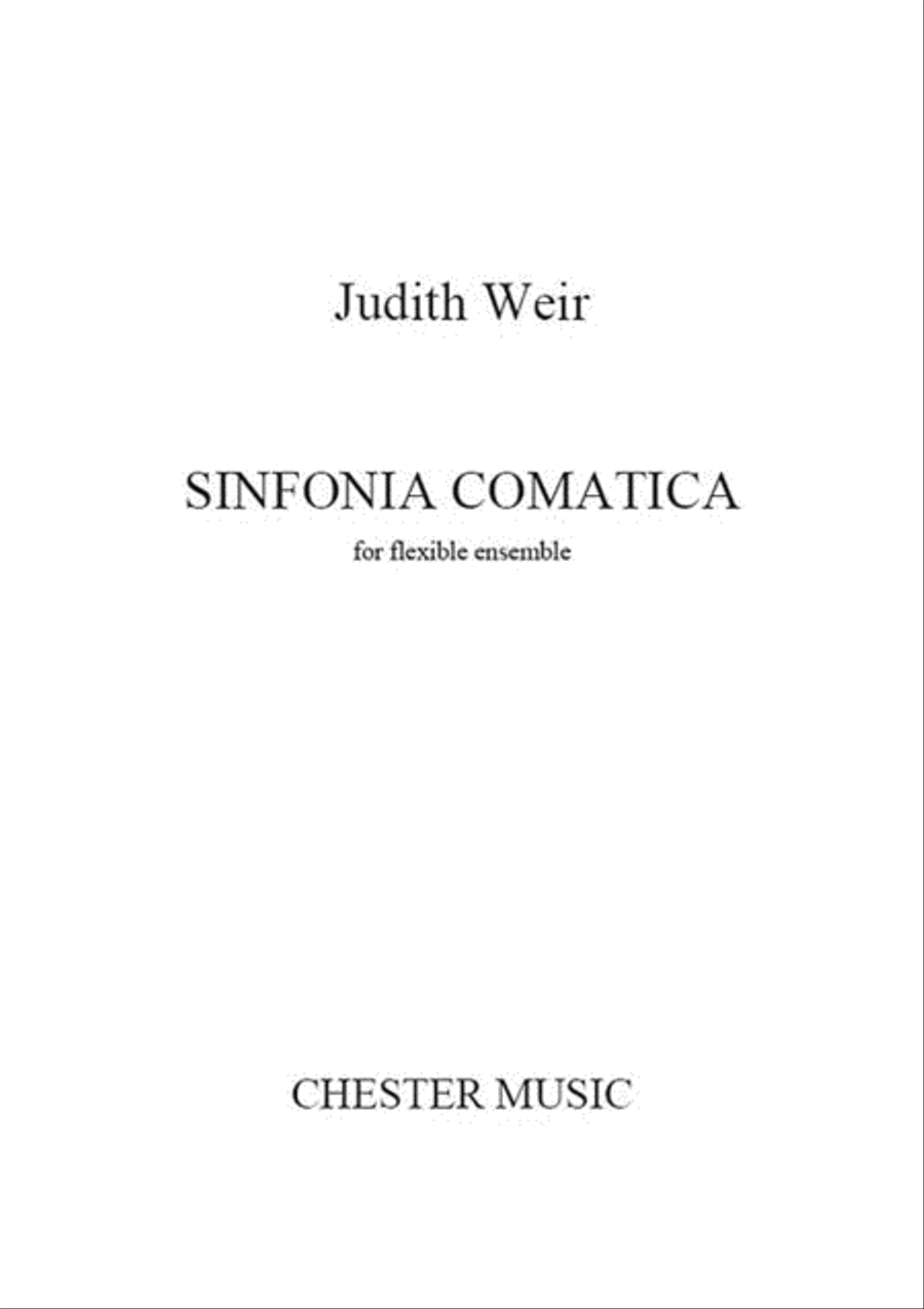Sinfonia Comatica for Flexible Ensemble Set of Parts scores gallery preview page 1