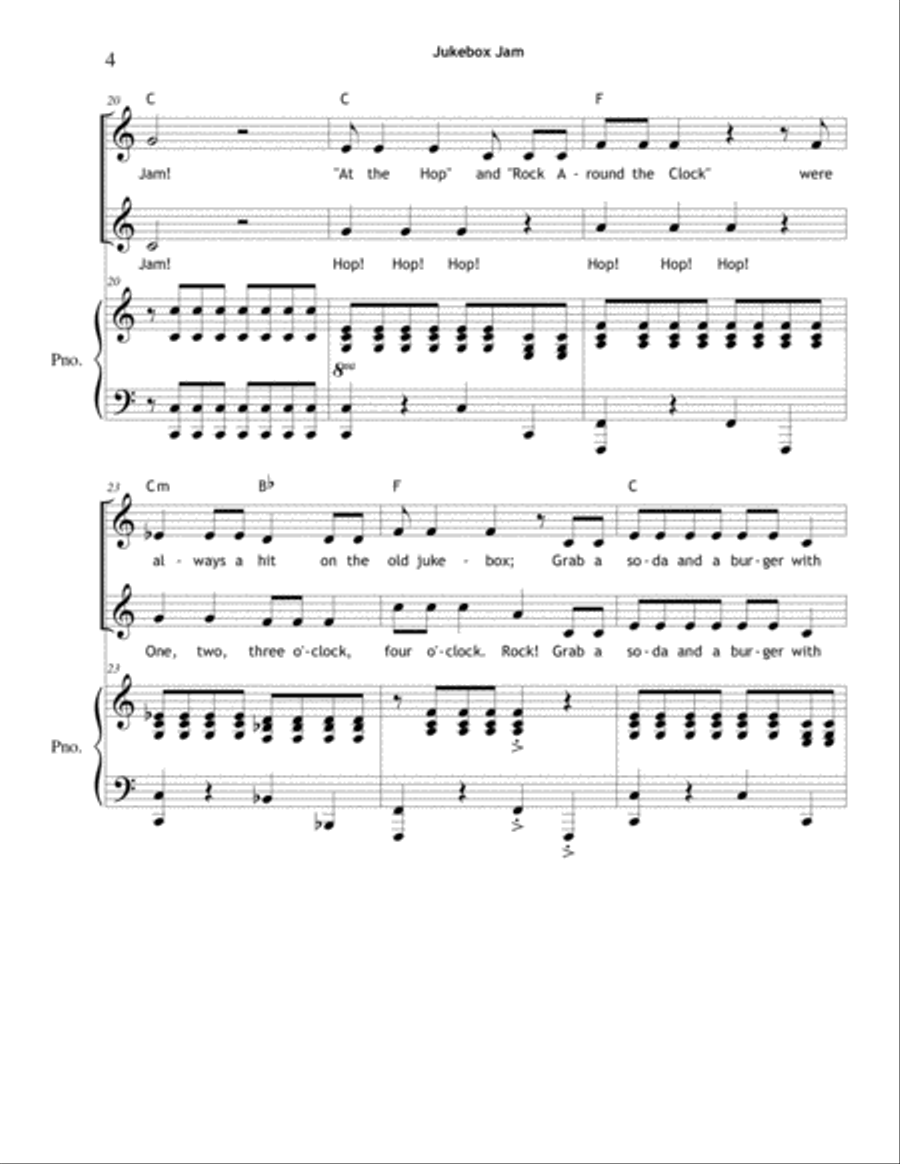 Jukebox Jam 2-Part scores gallery preview page 4