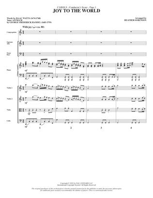 Book cover for Carols (A Cantata for Congregation and Choir) (String Quartet) - Full Score