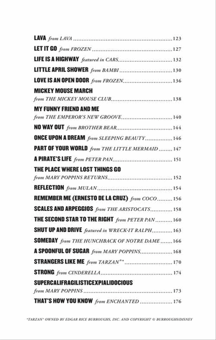 The Little Black Disney Songbook