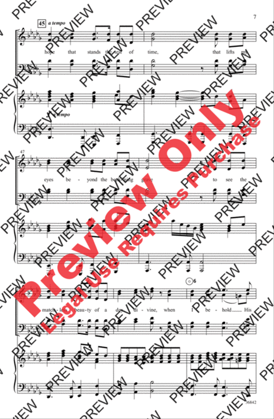 There Is a Hope There Is a Hope 4-Part scores gallery preview page 7