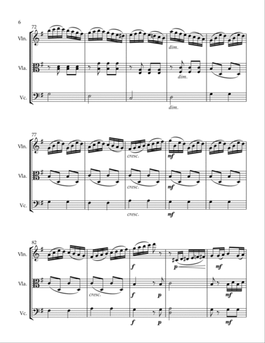 Miss Lucy Long String Trio scores gallery preview page 6