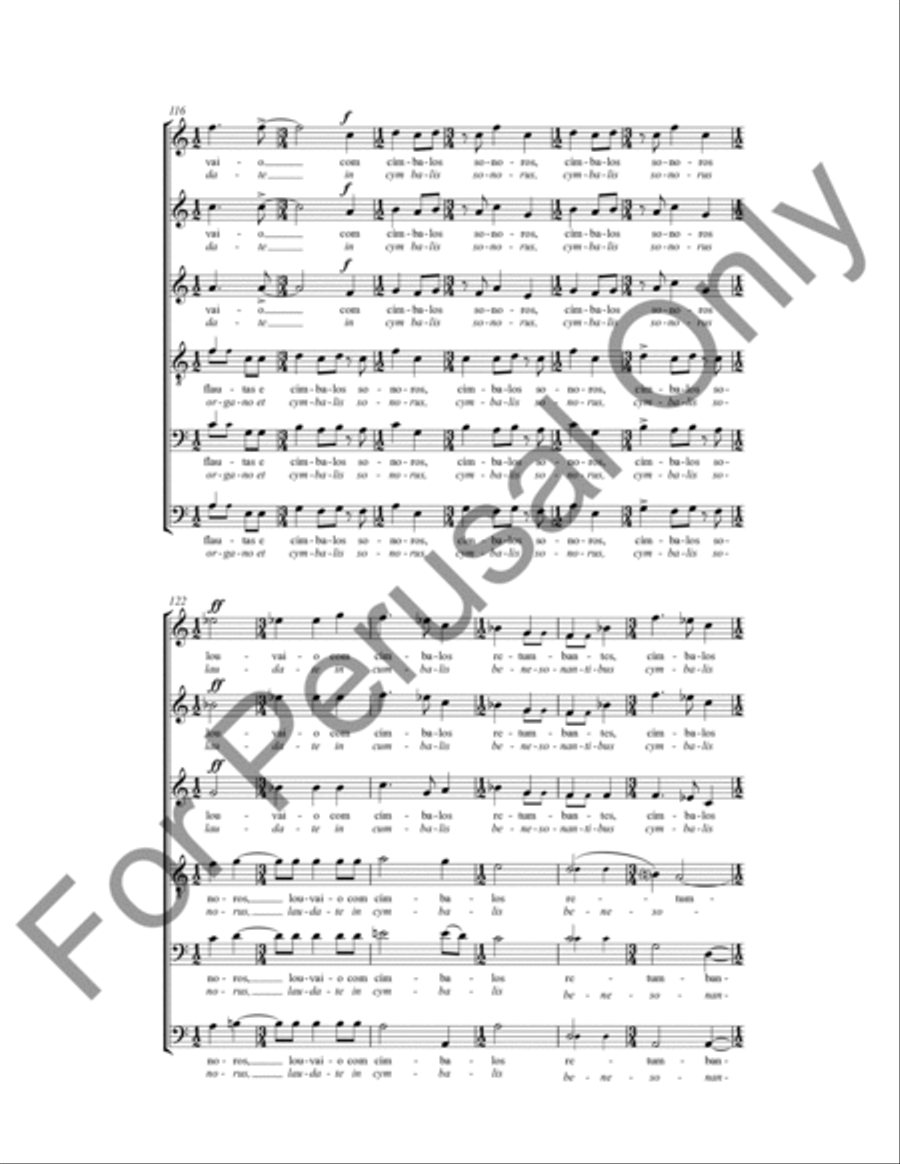 Salmo 150 4-Part scores gallery preview page 11