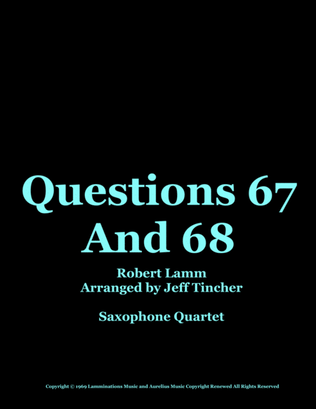 Questions 67 And 68