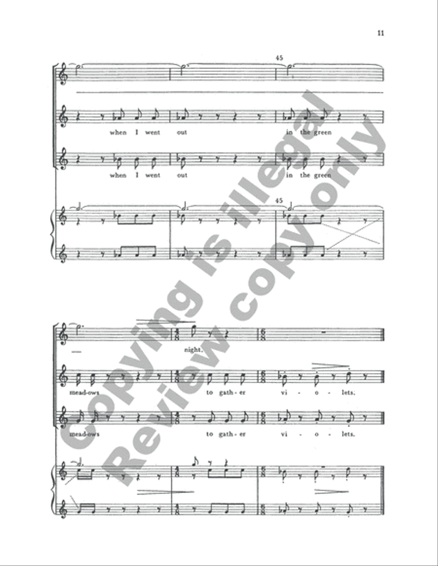 Reflections Japanese SSA scores gallery preview page 7