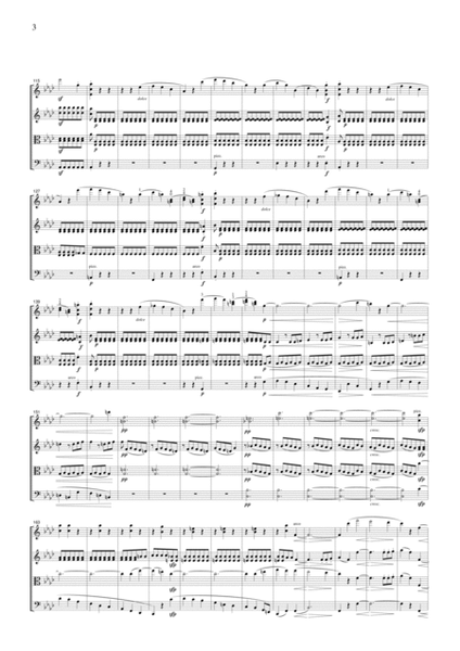 Beethoven Egmont Overture, for string quartet, CB004 image number null
